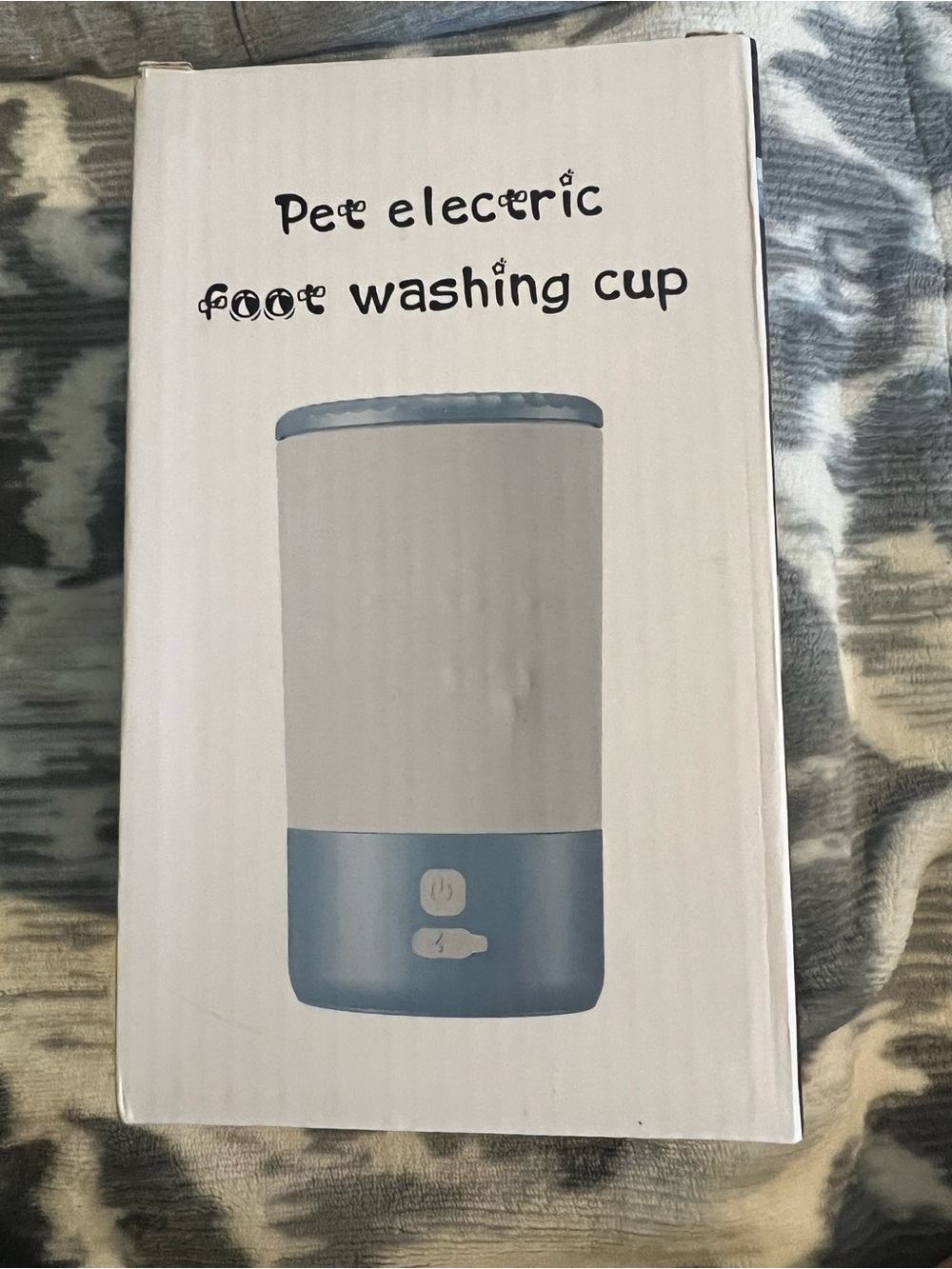 Electric Pet Paw Washer - Light Blue